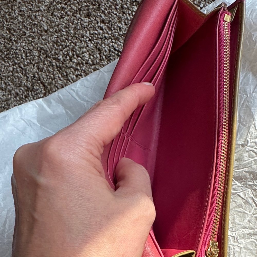 Loewe Tan and Pink Women's Wallet - Picture 13 of 16